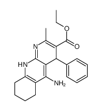 Ethyl 5-amino-2-methyl-4-phenyl-1,4,6,7,8,9-hexahydrobenzo[b][1,8 ]naphthyridine-3-carboxylate Structure