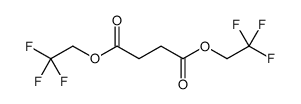 bis(2,2,2-trifluoroethyl) butanedioate Structure