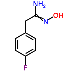 2-(4-Fluorophenyl)-N-Hydroxyethanimidamide Structure