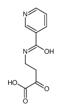 2-oxo-4-(pyridine-3-carbonylamino)butanoic acid Structure