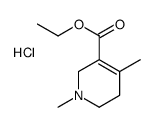 ethyl 1,4-dimethyl-1,2,3,6-tetrahydropyridin-1-ium-5-carboxylate,chloride Structure