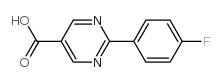 2-(4-Fluorophenyl)pyrimidine-5-carboxylic acid结构式