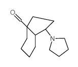 Bicyclo[4.3.1]decan-10-one,7-(1-pyrrolidinyl)-结构式