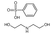 benzenesulphonic acid, compound with 2,2'-iminodiethanol (1:1) Structure