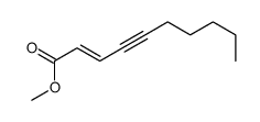 methyl (E)-2-decen-4-ynoate structure