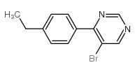 5-溴-4-(4-乙苯基)嘧啶结构式