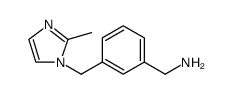 Benzenemethanamine, 3-[(2-methyl-1H-imidazol-1-yl)methyl]结构式