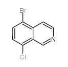 5-Bromo-8-chloroisoquinoline Structure