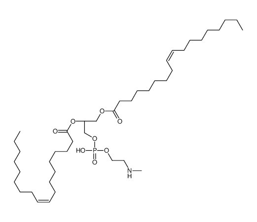 1,2-二油酰基-sn-甘油-3-磷酸乙醇胺-N-甲基结构式