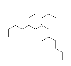 2-ethyl-N-(2-ethylhexyl)-N-(2-methylpropyl)hexan-1-amine Structure