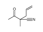 4-Pentenenitrile, 2-acetyl-2-methyl结构式