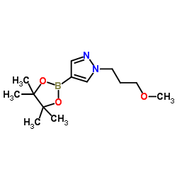 1-(3-METHOXYPROPYL)-4-(4,4,5,5-TETRAMETHYL-1,3,2-DIOXABOROLAN-2-YL)-1H-PYRAZOLE Structure