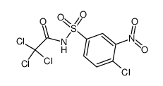 (4-chloro-3-nitro-benzenesulfonyl)-trichloroacetyl-amine结构式