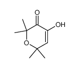 2,2,6,6-tetramethyl-dihydro-pyran-3,4-dione结构式