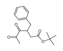 3-benzyl-4,5-dioxohexanoic acid tert-butyl ester结构式