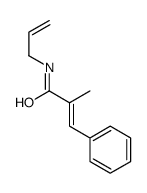 N-Allyl-alpha-methylcinnamamide结构式