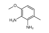 1,2-Benzenediamine,3-methoxy-6-methyl- structure