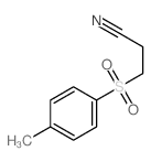 Propanenitrile,3-[(4-methylphenyl)sulfonyl]- structure