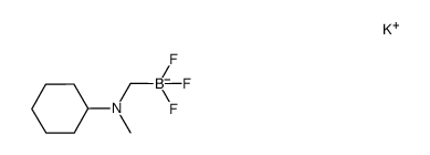 Potassium N-cyclohexyl-N-methyl-aminomethyltrifluoroborate Structure