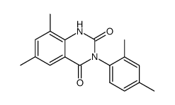 3-(2,4-dimethyl-phenyl)-6,8-dimethyl-1H-quinazoline-2,4-dione Structure
