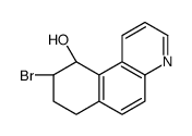 (9S,10S)-9-bromo-7,8,9,10-tetrahydrobenzo[f]quinolin-10-ol结构式
