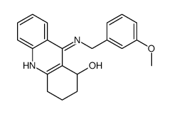 9-[(3-methoxyphenyl)methylamino]-1,2,3,4-tetrahydroacridin-1-ol Structure