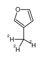 3-Methylfuran-d3 structure