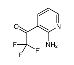 1-(2-aminopyridin-3-yl)-2,2,2-trifluoroethanone结构式