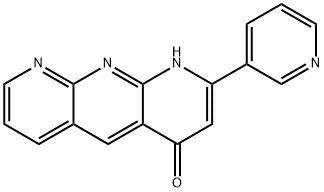 2-Pyridin-3-yl-1H-1,8,9-triaza-anthracen-4-one结构式