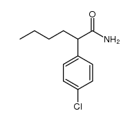 2-(4-chlorophenyl)hexanamide Structure