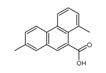1,7-Dimethyl-phenanthren-carbonsaeure-(10) Structure
