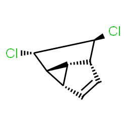 Cyclopropa[cd]pentalene, 1,2-dichloro-1,2,2a,2b,4a,4b-hexahydro-, (1-alpha-,2-ba-,2a-alpha-,2b-alpha-,4a-alpha-,4b-alpha-)- (9CI) Structure