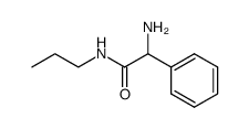 phenylglycine N-propylamide结构式