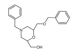 ((2R,6S)-4-benzyl-6-(benzyloxyMethyl)Morpholin-2-yl)Methanol structure