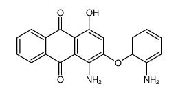 1-amino-2-(2-aminophenoxy)-4-hydroxyanthracene-9,10-dione结构式