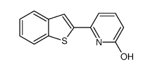 6-[苯并(b)噻吩-2-基] -2-羟基吡啶结构式