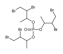 tris(3,4-dibromobutan-2-yl) phosphate Structure
