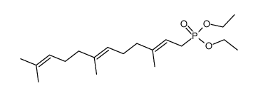 (E,E)-Diethyl farnesylphosphonate Structure