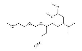 (7R)-7-isopropyl-9,9-dimethoxy-4-((2-methoxyethoxy)methoxy)nonanal Structure
