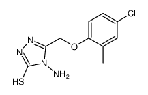 4-amino-3-[(4-chloro-2-methylphenoxy)methyl]-1H-1,2,4-triazole-5-thione Structure