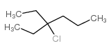 3-chloro-3-ethylhexane Structure