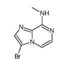 3-Bromo-N-methylimidazo[1,2-a]pyrazin-8-amine结构式