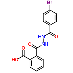 2-{[2-(4-Bromobenzoyl)hydrazino]carbonyl}benzoic acid结构式