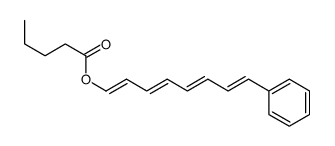 8-phenylocta-1,3,5,7-tetraenyl pentanoate Structure