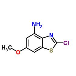 2-Chloro-6-methoxy-1,3-benzothiazol-4-amine Structure