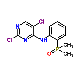 (2-((2,5-二氯嘧啶-4-基)氨基)苯基)二甲基氧化膦结构式