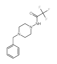 N-(4-Benzylpiperazin-1-yl)-2,2,2-trifluoro-acetamide Structure