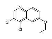 3,4-dichloro-6-ethoxyquinoline structure