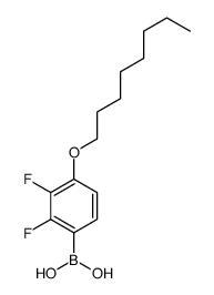 2,3-Difluoro-4-(octyloxy)-benzeneboronic acid structure