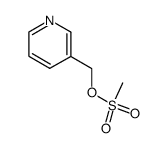 pyridin-3-ylmethyl methanesulfonate结构式